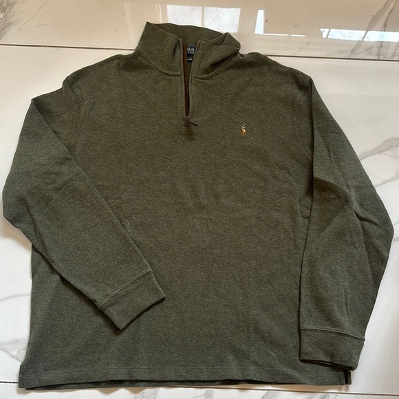 Polo Ralph Lauren hunter Green Half-Zip Pullover